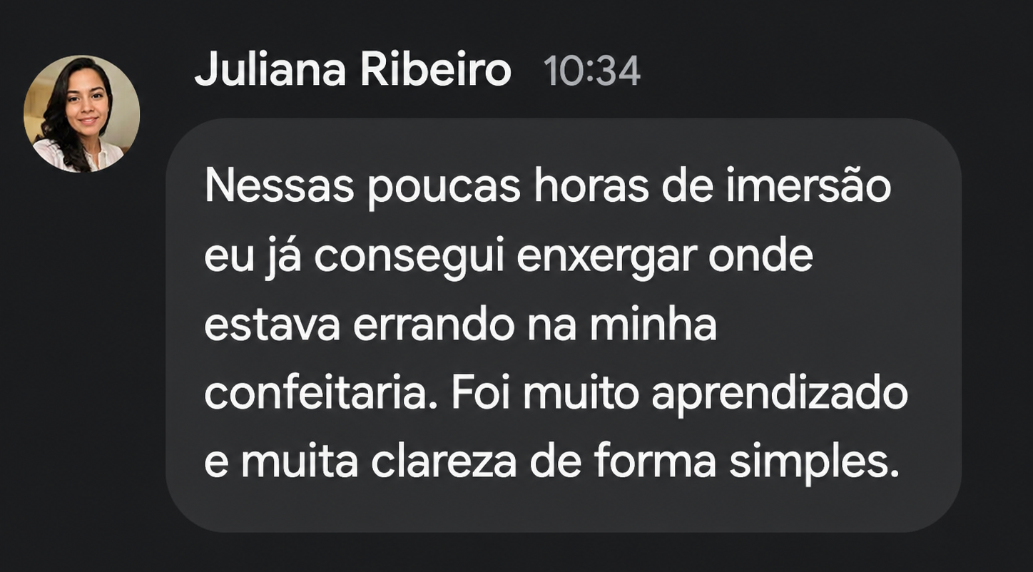 Depoimento de aluna da Imersão 6