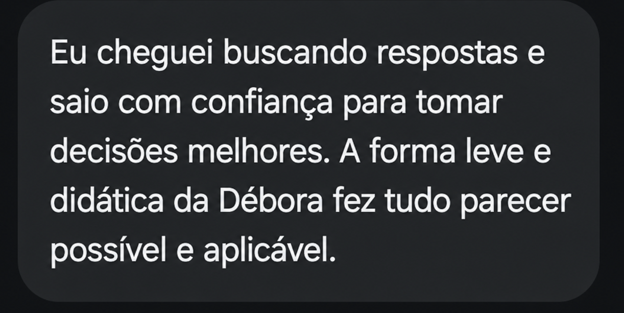 Depoimento de aluna da Imersão 4